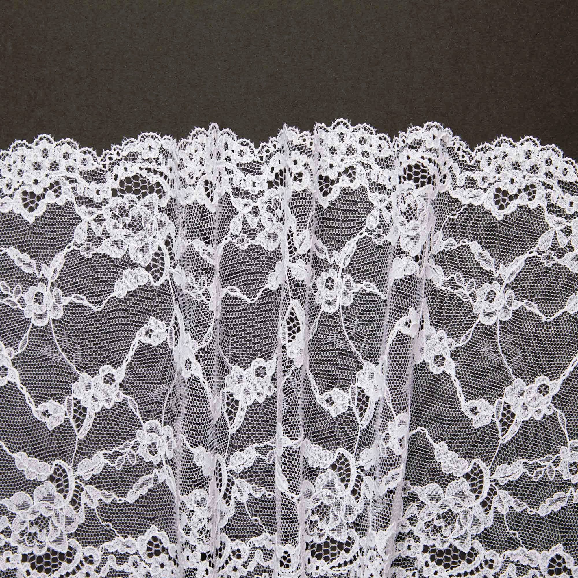 Кружево эластичное H6A48A (Белый, Стандарт, БП)