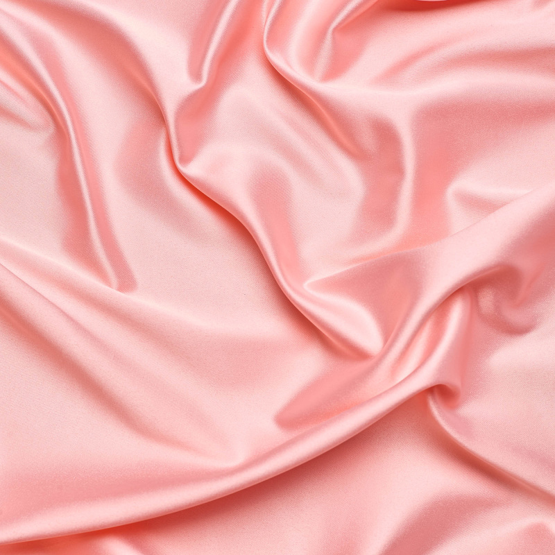 Сатин Эластичный W20-13B (Розовый, ZW-039B, БП)