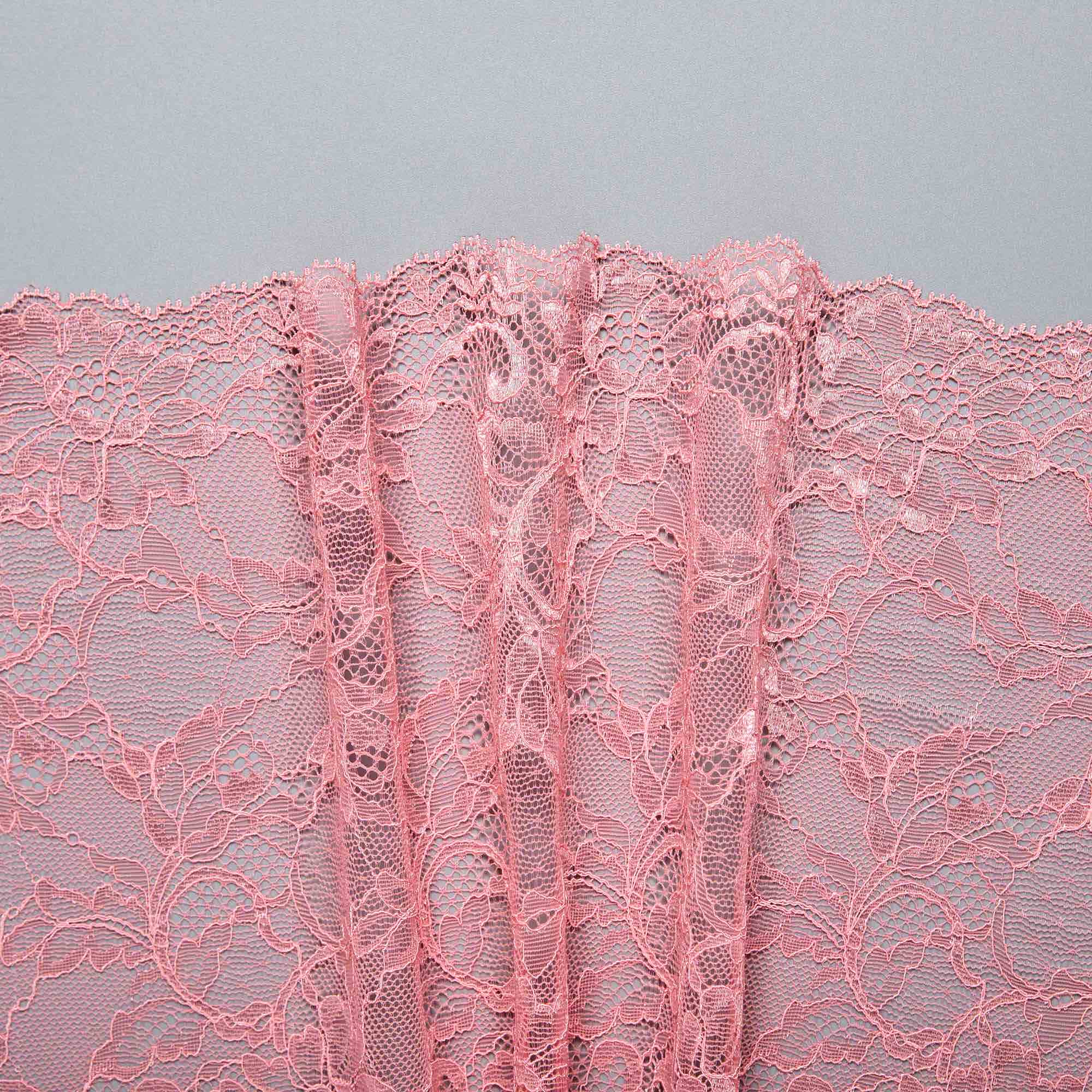 Кружево Эластичное H6471M (Коралловый, RR006637, БП)
