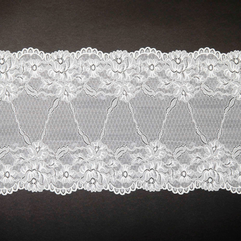 Кружево Эластичное 6348 (Айвори, QH191112151C, БП)