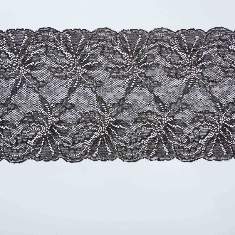 Кружево Эластичное H07801JR (Черный, S140321090, БП)