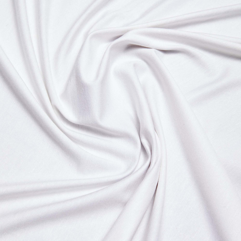 Модал трикотажный Ne 30/1 (Белый, Стандарт, БП)