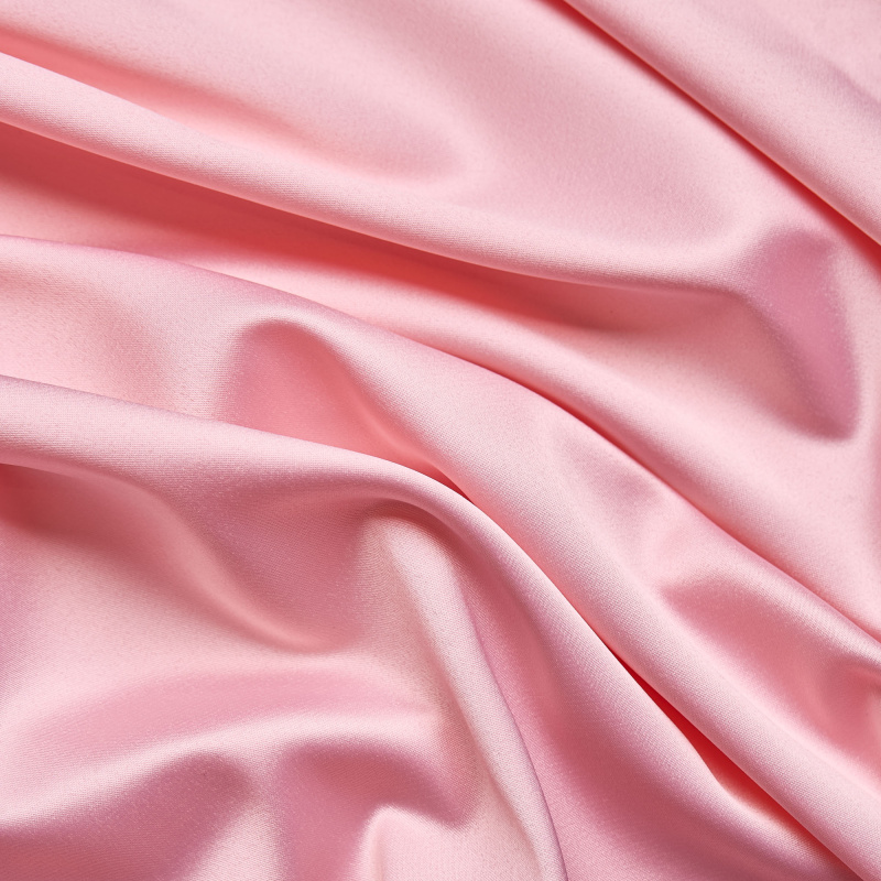 Сатин Эластичный W20-13B (Розовый, ZW-001, БП)