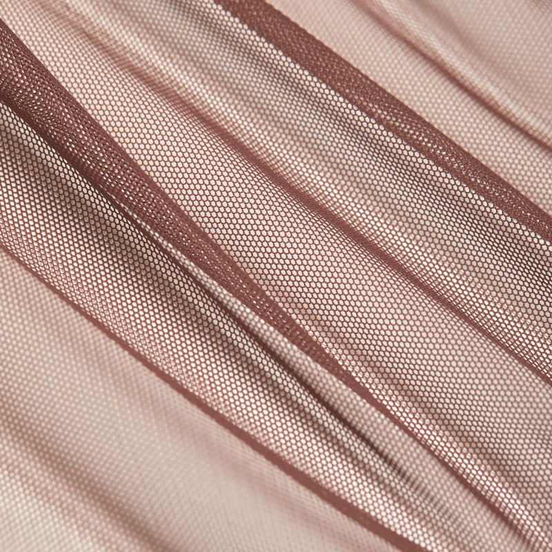 Сетка неэластичная 31214 (Коричневый, H0748-KAHVE, БП)