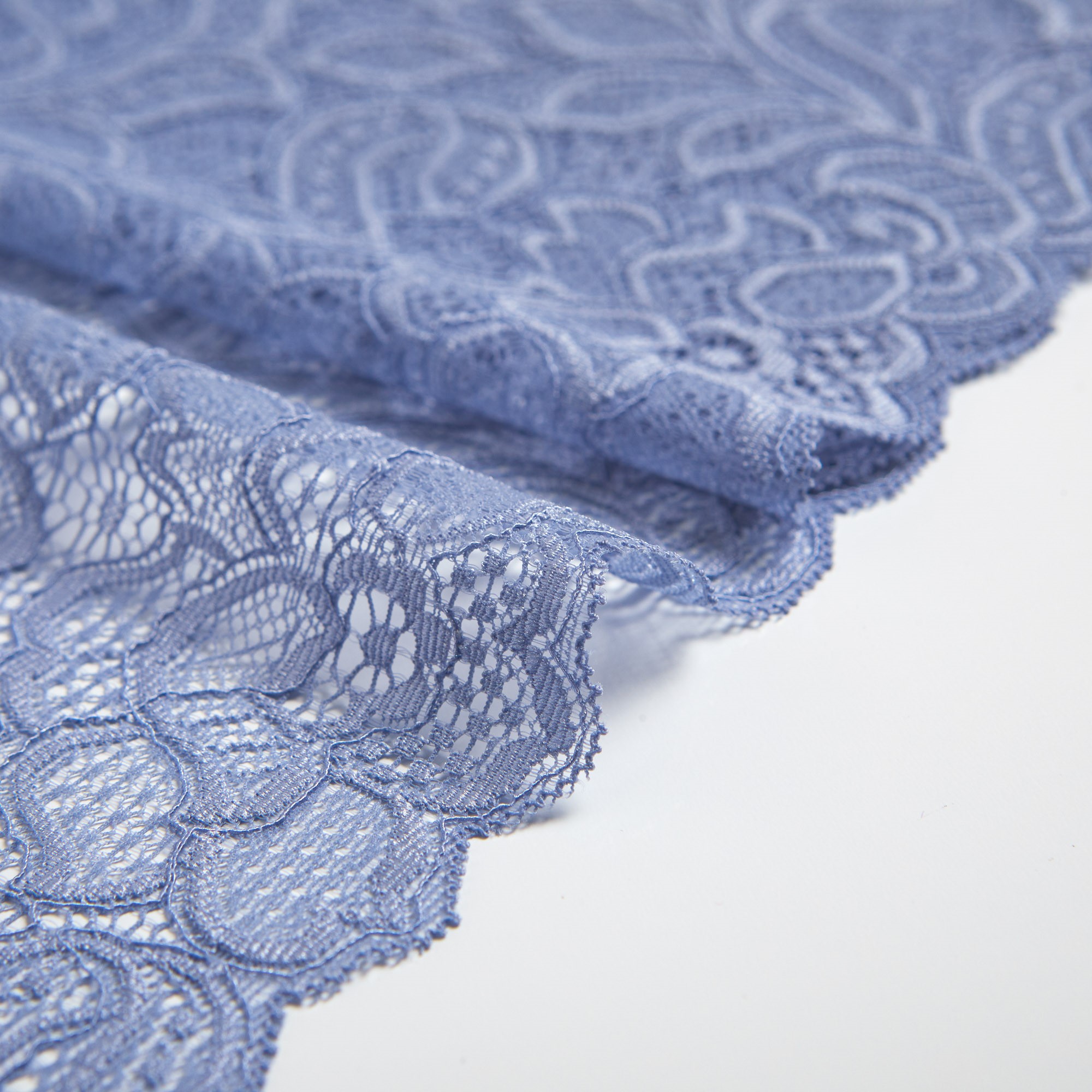 Кружево эластичное 6257 (Голубой, ZH180710317A, БП)