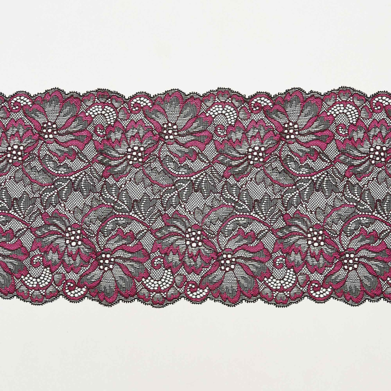 Кружево эластичное H070282S (Черный, S151005021, БП)