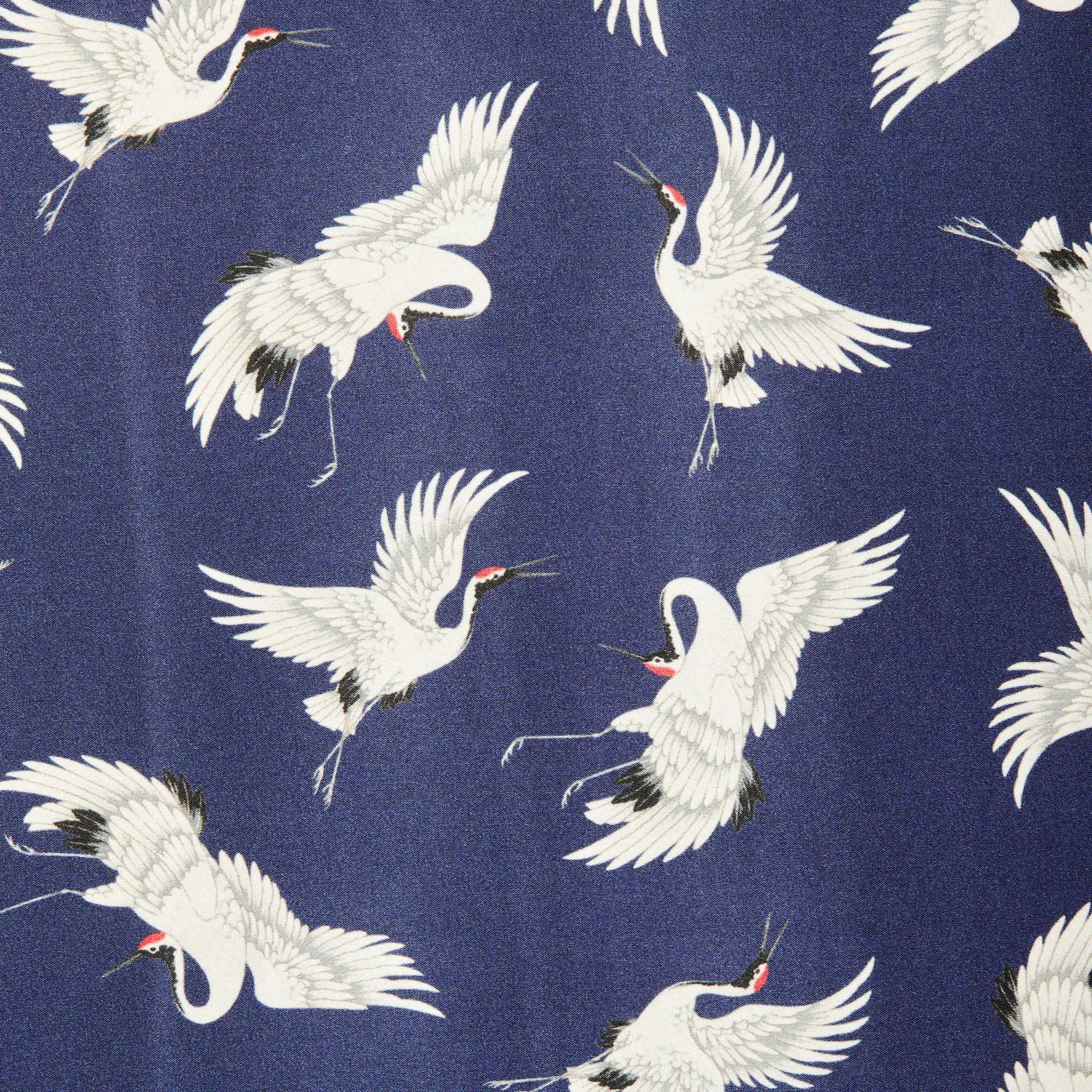 Шелк принт WHY2K13Ap (Синий, CRANE, БП)