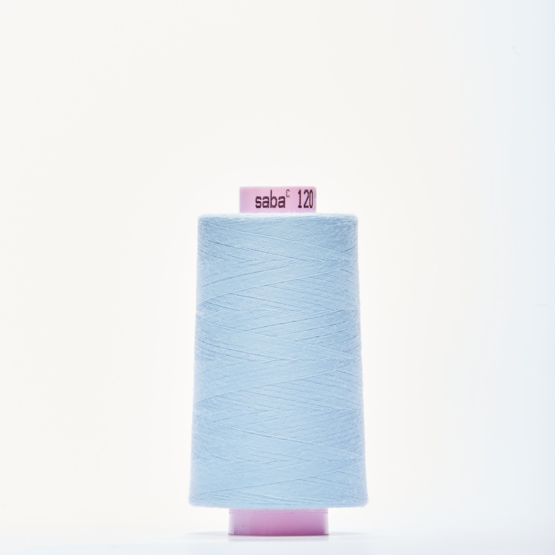 Нитки армированные saba 120 (Голубой, 271, БП)