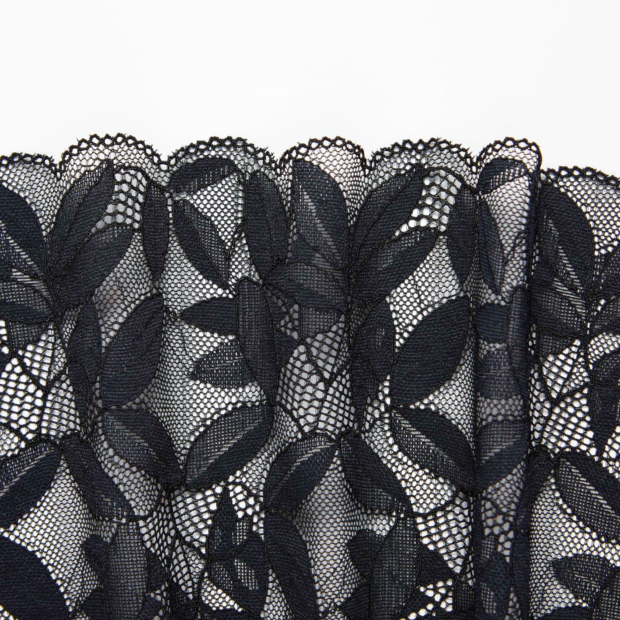 Кружево эластичное HP579A (Черный, Стандарт, БП)