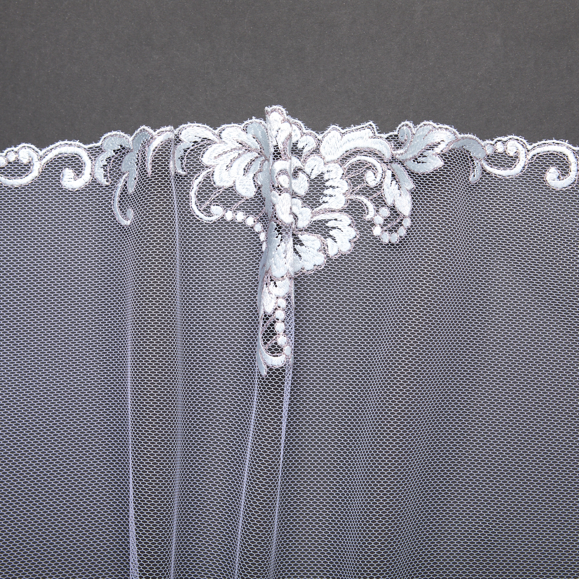 Вышивка На Сетке Неэластичной 412105 (Белый, K47808, БП)