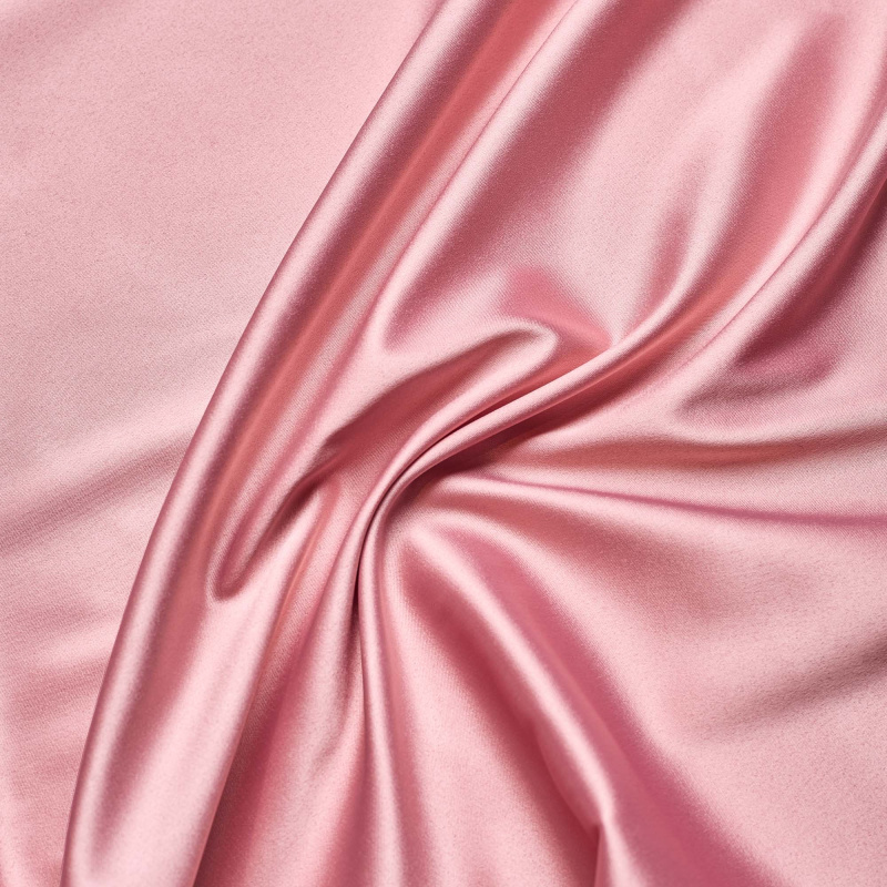 Сатин Эластичный W20-13B (Розовый, ZW-040A, БП)