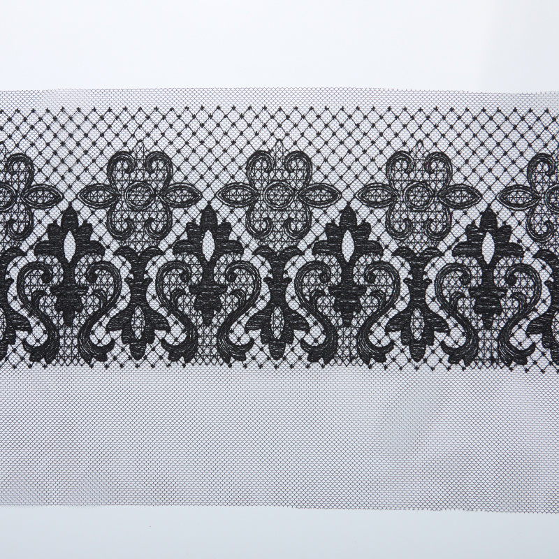 Вышивка На Сетке Неэластичной 413279 (Черный, Стандарт, БП)