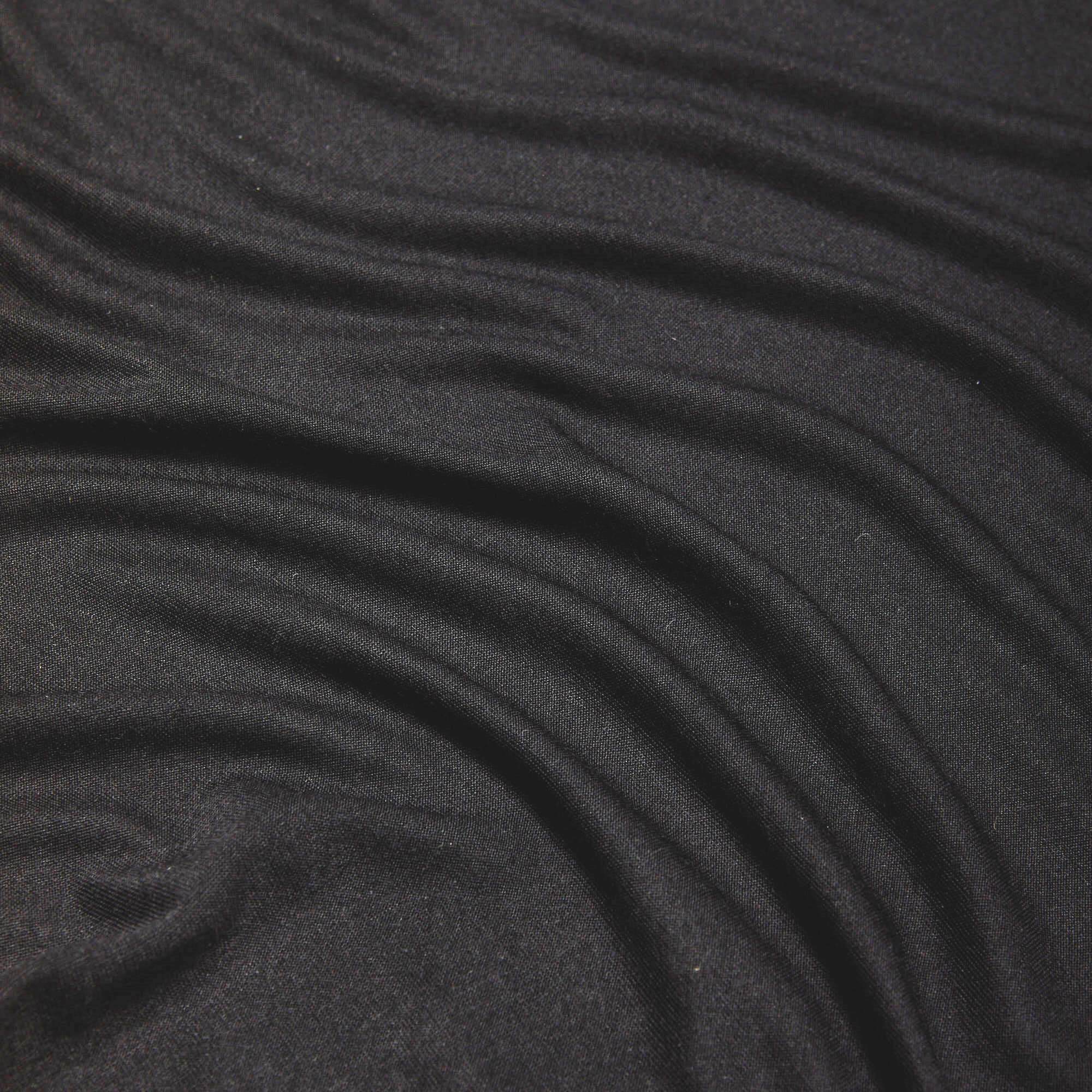 Хлопок трикотажный BU/119710/407 (Черный, A1189, 19-4007)