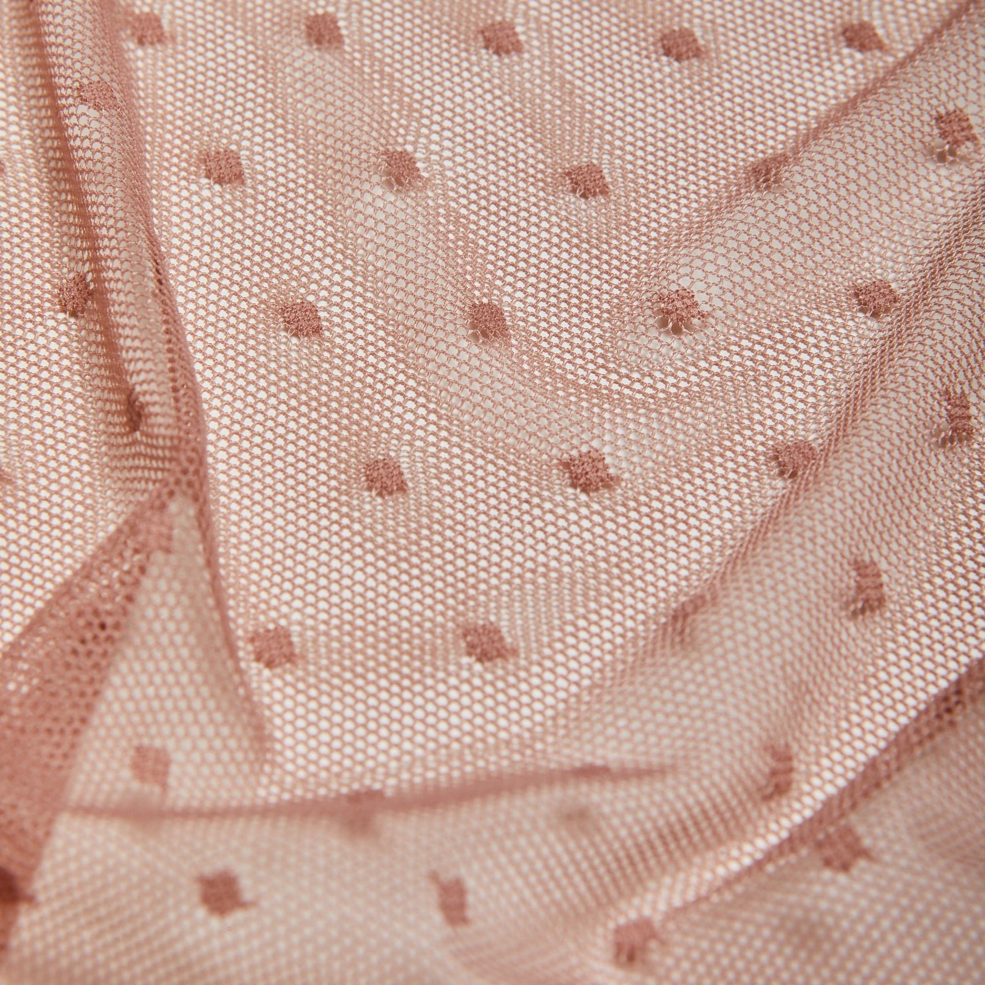 Сетка Эластичная В Мушку 66039 (Бежевый, QH180710299C, БП)