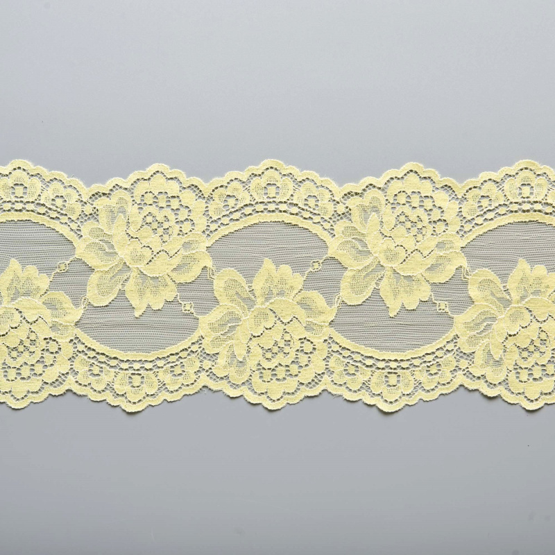 Кружево Эластичное M05265.15 (Желтый, citronnade, 12-0721)