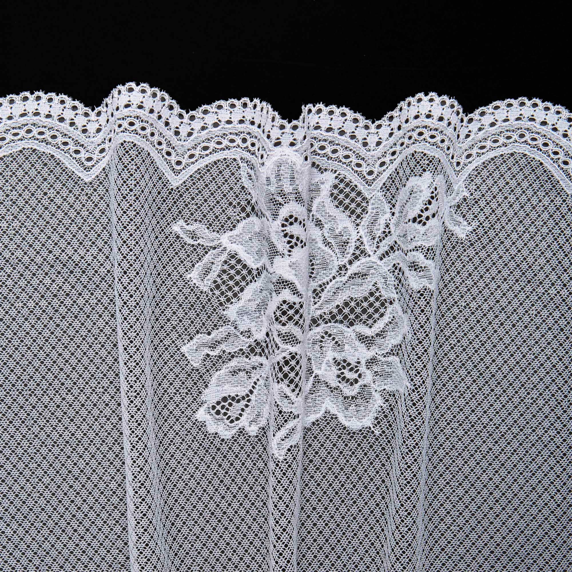 Кружево Эластичное J6059FAC (Белый, Стандарт, БП)