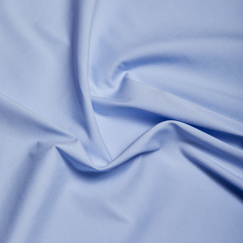 Хлопок тканый 1 POPELIN STRETCH (Голубой, BLUE, 15-4030)