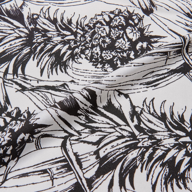 Микрофибра принт wonder p (Белый, pineapple var.BW, БП)