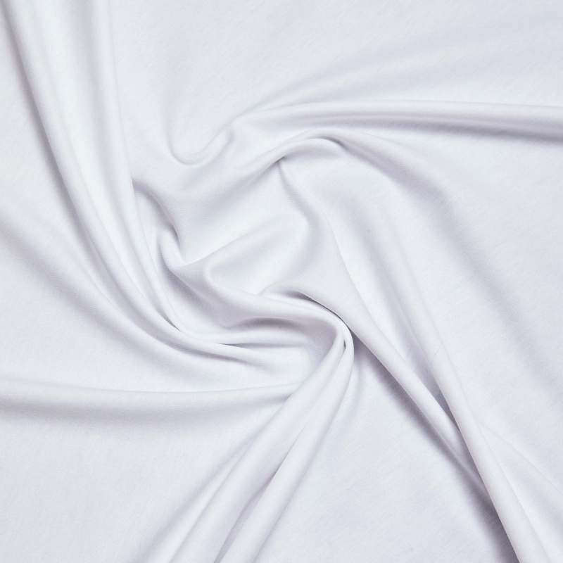Хлопок трикотажный KL9027 (Белый, optical white A, БП)