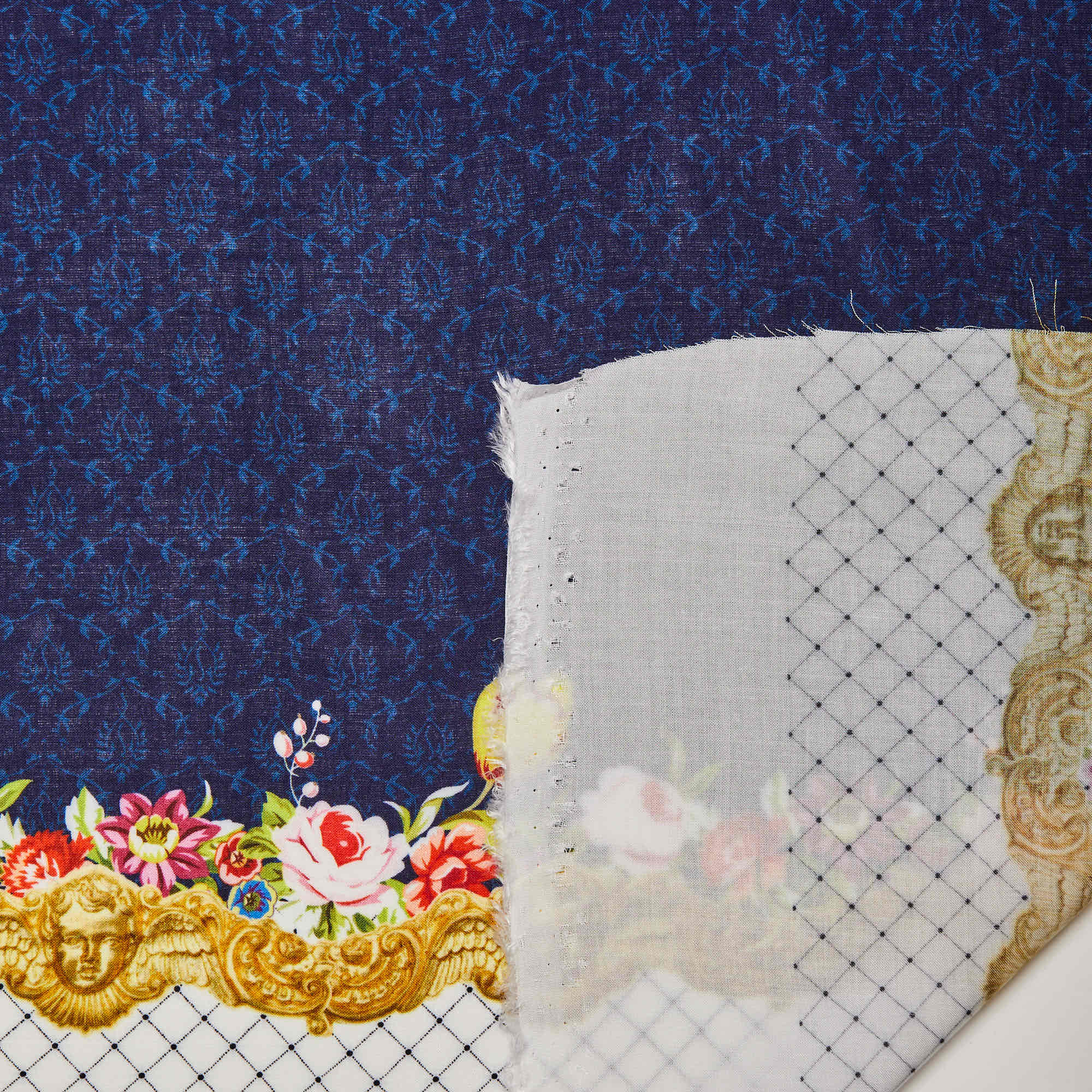 Вискоза тканая принт ALEX (Синий, DP5259, БП)