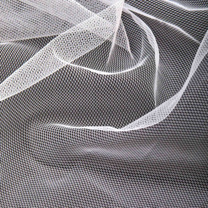 Сетка неэластичная ha-nbh001 (Айвори, ivory, БП)