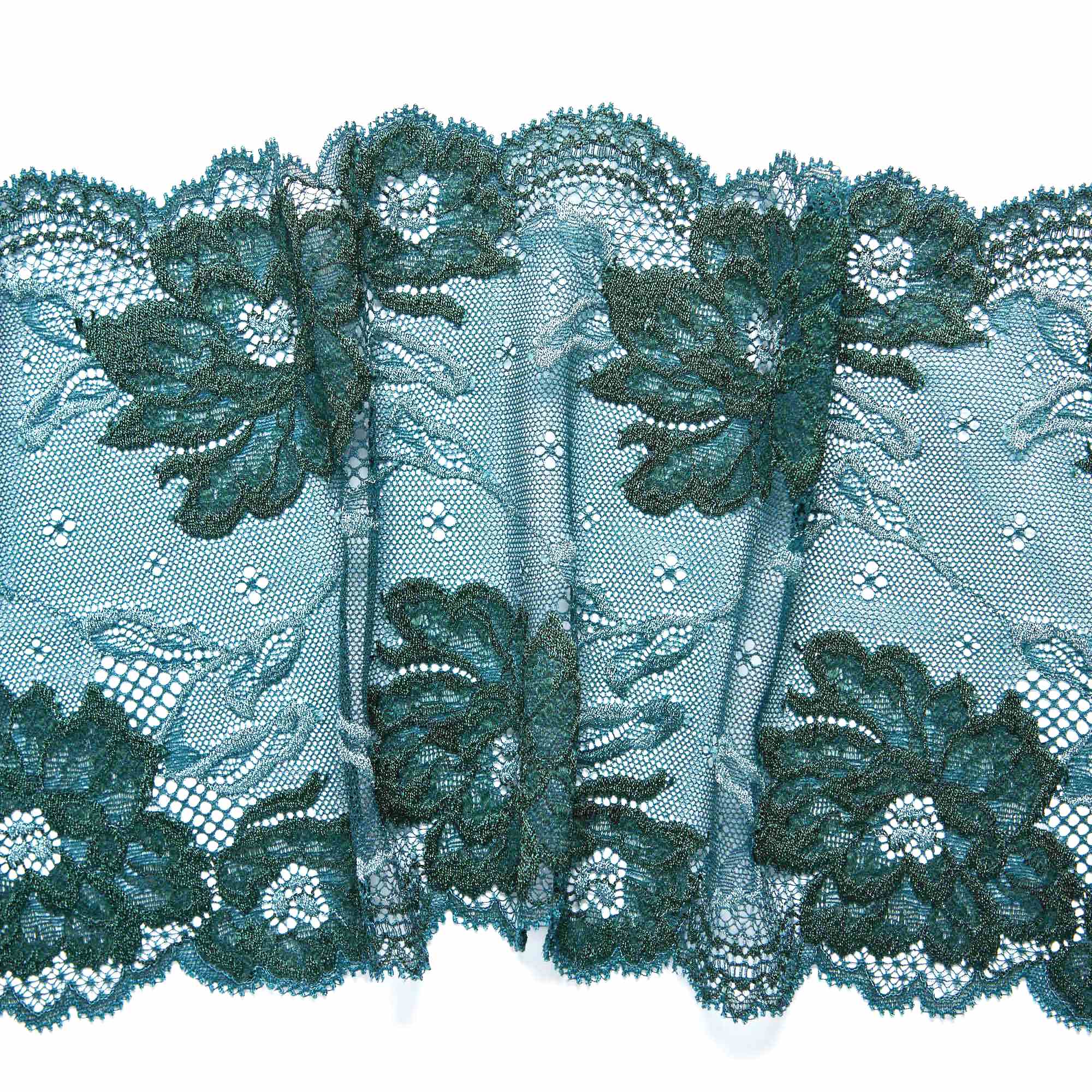 Кружево Эластичное HK645M (Зеленый, GG002151, БП)