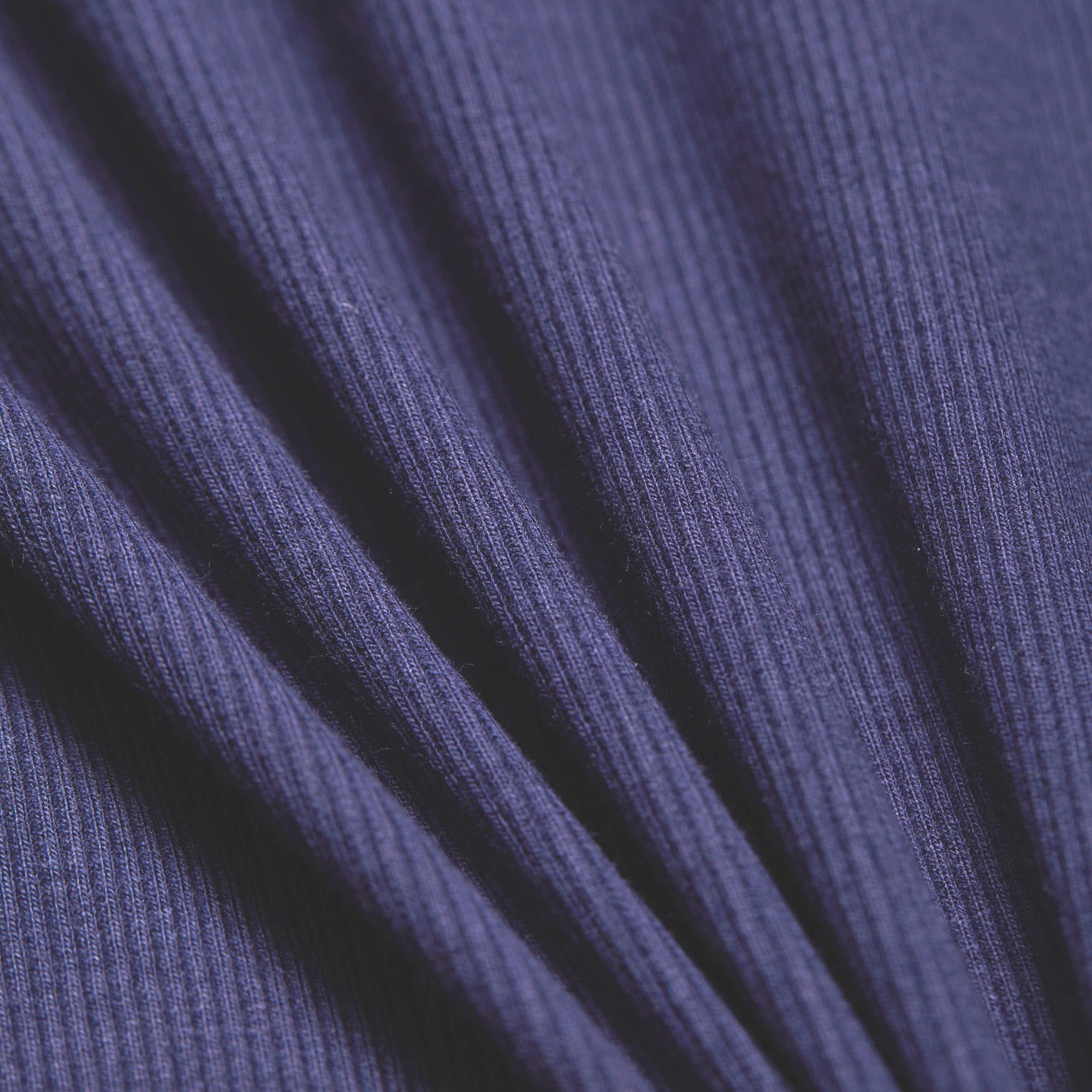 Хлопок трикотажный ребристый 1874 (Синий, 17.25 var.2, БП)