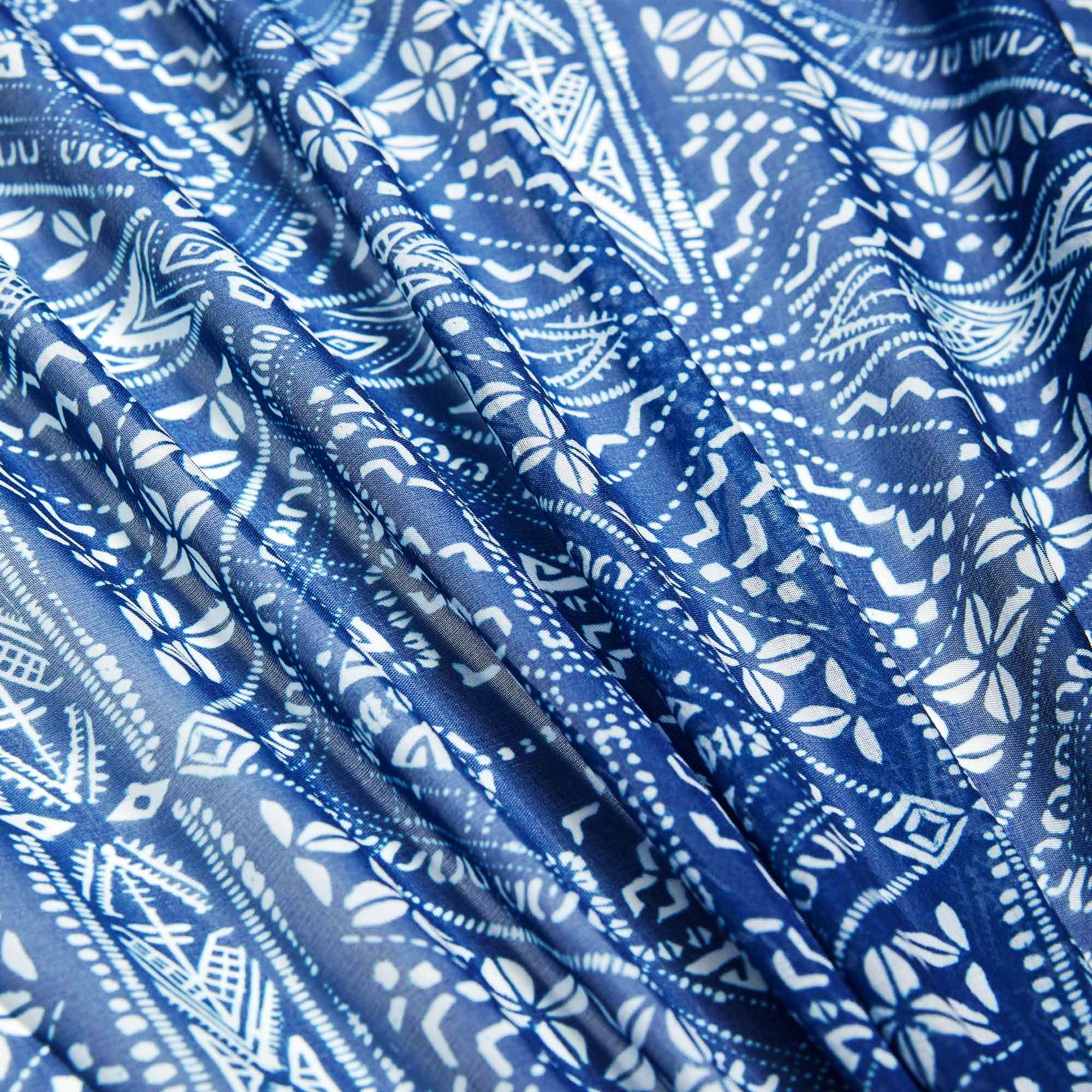 Шелк принт wh10146-8a (Синий, BANDANA, БП)