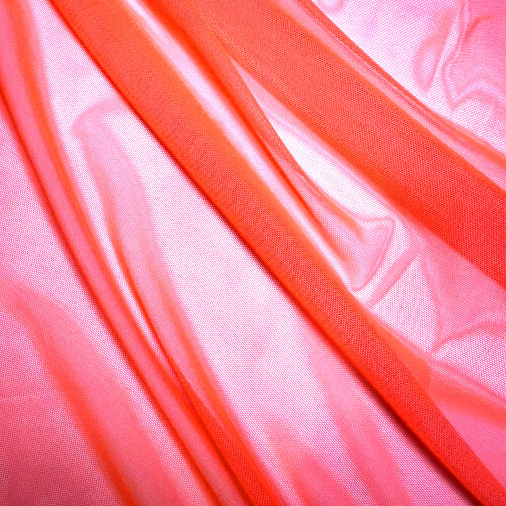 Сетка эластичная nkkt-1405 (Коралловый, NK13-0822-F1, neon orange)