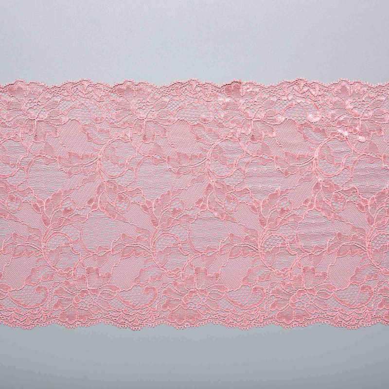 Кружево Эластичное H6471M (Коралловый, RR006637, БП)