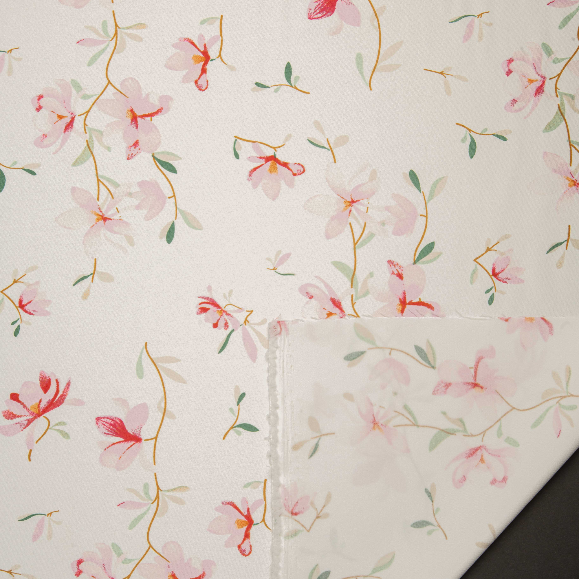 Сатин Эластичный Принт W3-1404-1 (Айвори, dpt2, БП)