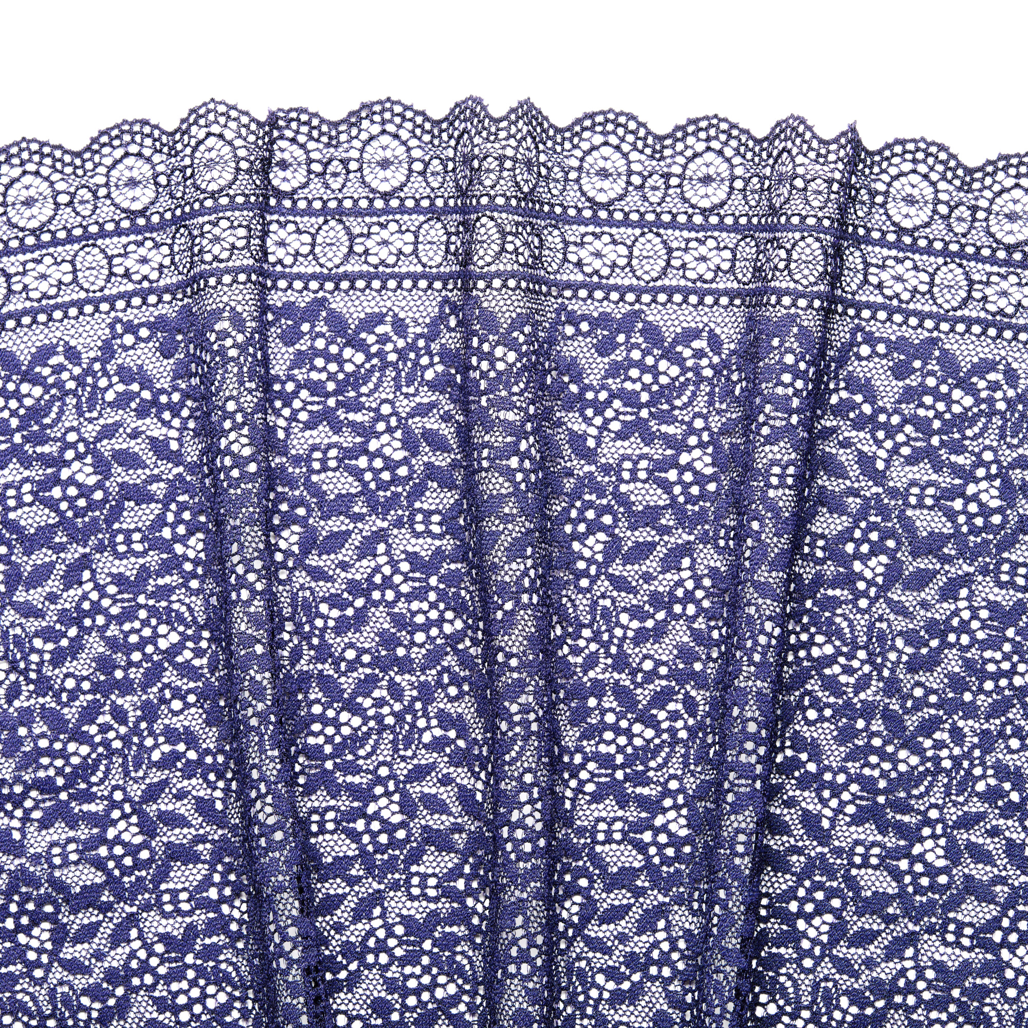 Кружево эластичное h6224a (Синий, L0019682A, БП)