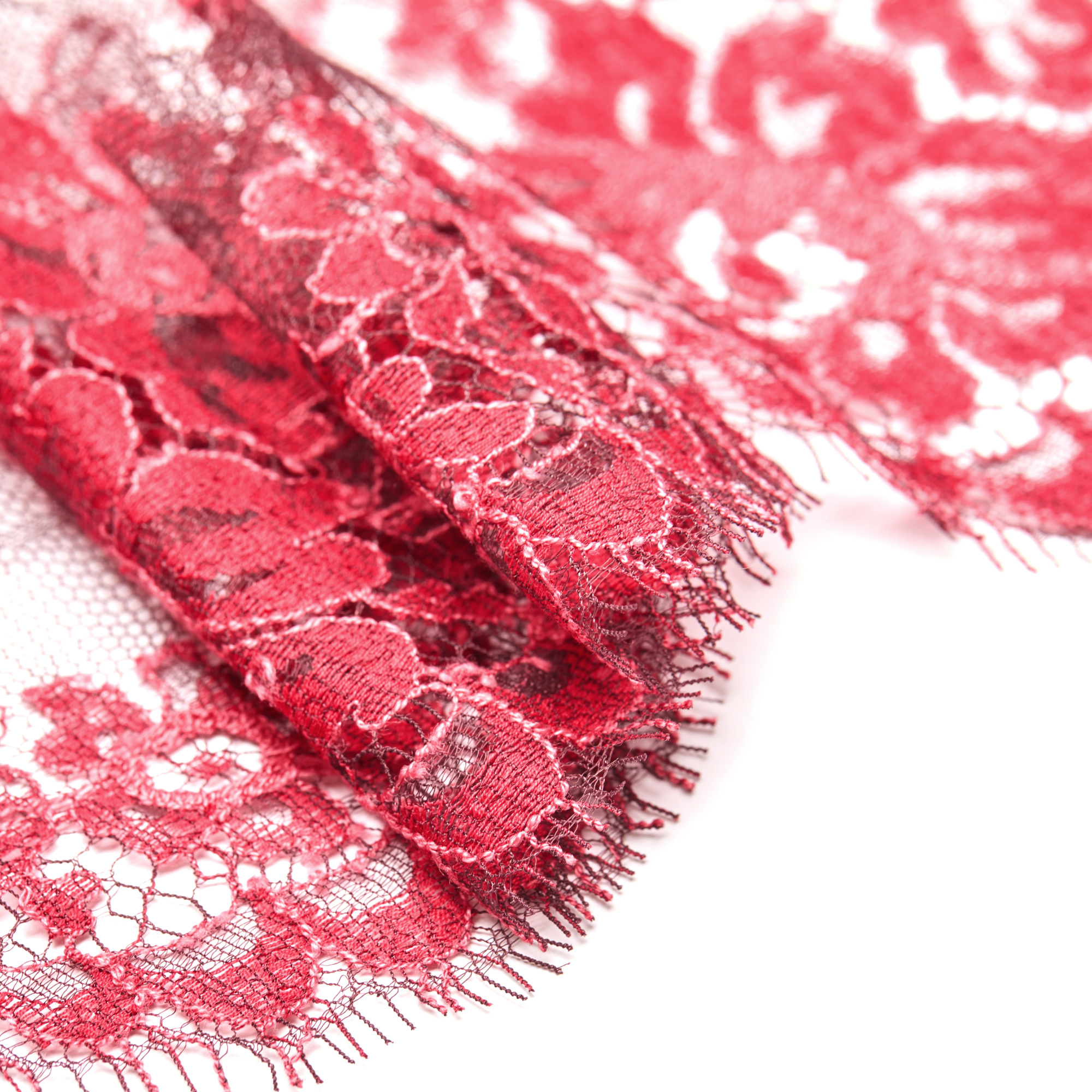 Кружево Неэластичное 184040-G21-NV004-022 (Красный, B631, БП)