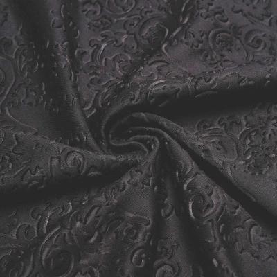 Микрофибра фактурная ts-66299 (Черный, #94 BLACK, БП)