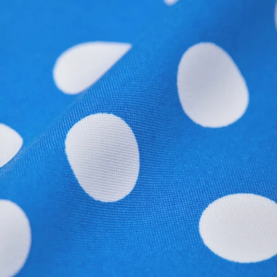 Микрофибра принт stt163p (Голубой, Silky Dot Blue, БП)