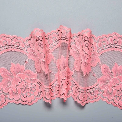 Кружево Эластичное M05265.15 (Розовый, pink, БП)
