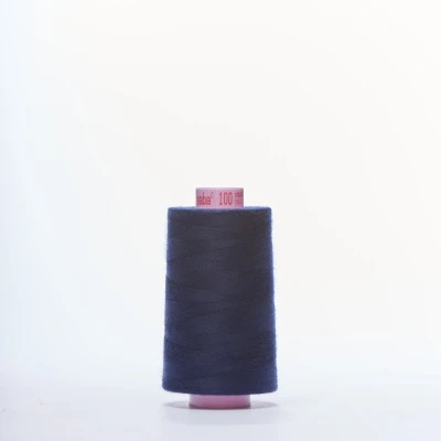 Нитки Армированные Saba 100 (Синий, 5068, 19-3810)