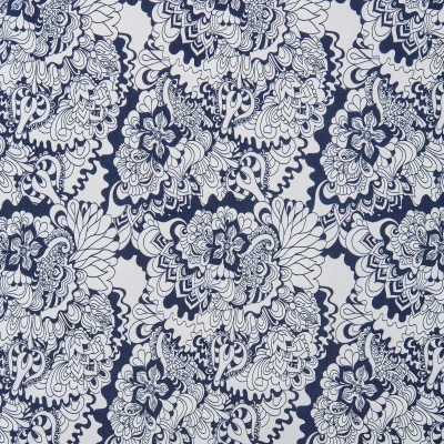 Микрофибра принт WH1005p (Синий, 221467-1E, БП)