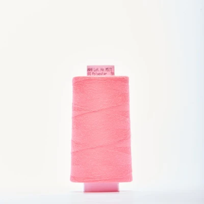 Нитки армированные saba 120 (Розовый, 7077, БП)