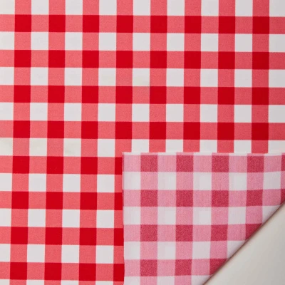 Микрофибра принт stt163p (Белый, C/1 Red check, БП)