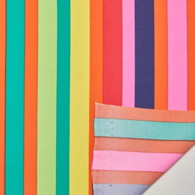 Микрофибра принт stt163p (Зеленый, multy stripe C/1 MULTY, БП)