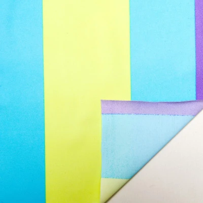 Микрофибра принт stt002fp (Желтый, Stripe Sky/Lemon, БП)