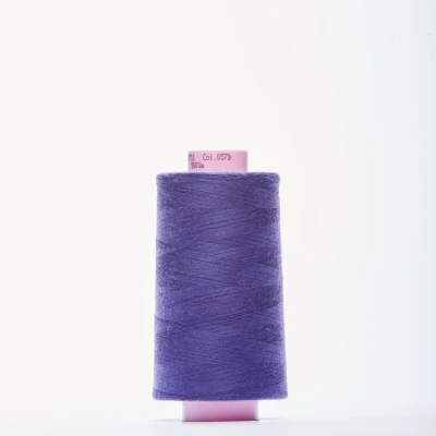 Нитки армированные saba 120 (Фиолетовый, 579, БП)
