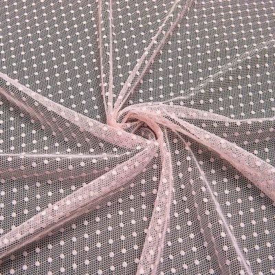 Сетка Эластичная Фактурная L194 (Розовый, N17041144B, БП)