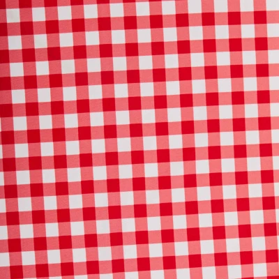 Микрофибра принт stt163p (Белый, C/1 Red check, БП)