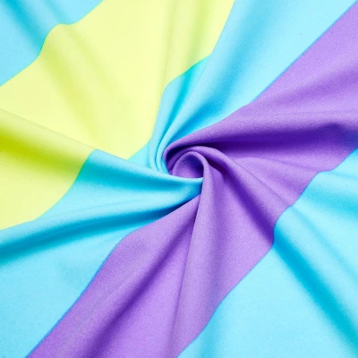 Микрофибра принт stt002fp (Желтый, Stripe Sky/Lemon, БП)