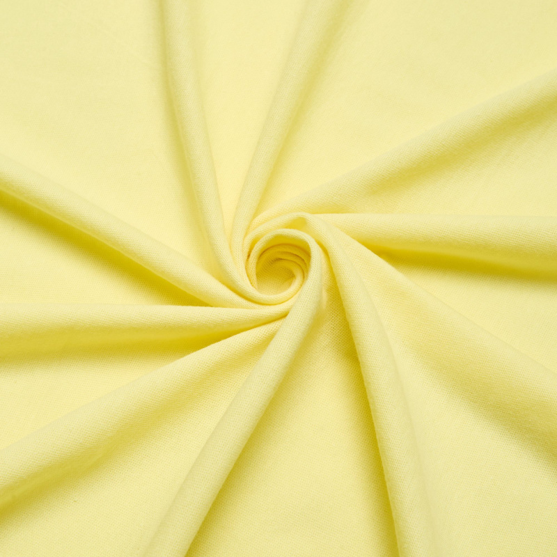 Хлопок трикотажный 2274 (Желтый, солнечный луч, БП)