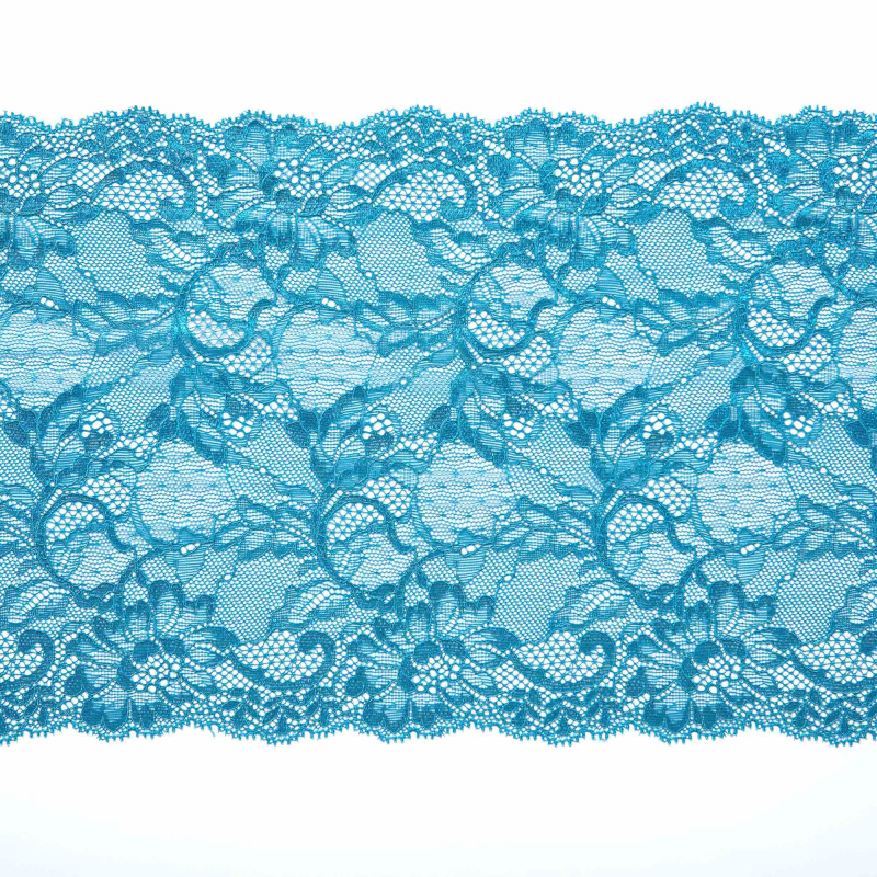 Кружево Эластичное H6471M (Бирюзовый, GG001265, БП)