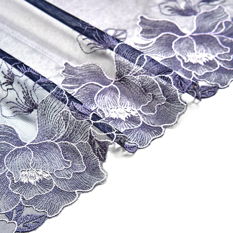 Вышивка на сетке неэластичной ENT01961A (Синий, 203, 19-3933)