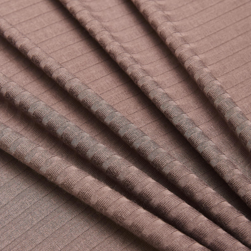 Вискоза трикотажная NRE5574 (Коричневый, SF-011287B, 18-1312)